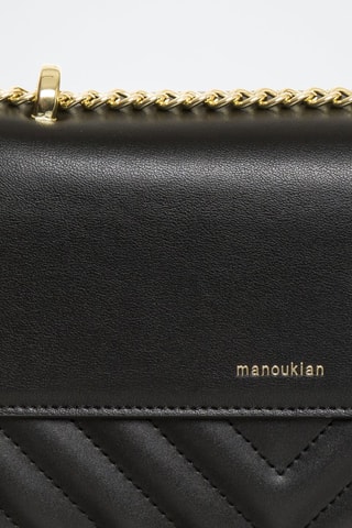 Sac bandoulière en cuir Oriole - Noir