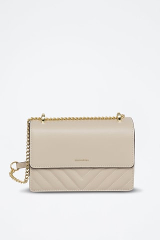 Sac bandoulière en cuir Oriole - Beige