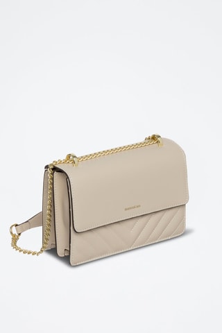 Sac bandoulière en cuir Oriole - Beige