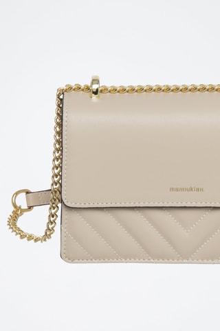 Sac bandoulière en cuir Oriole - Beige