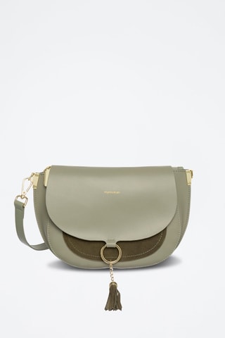 Sac bandoulière en cuir Ashley - Vert