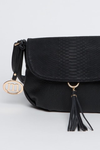 Sac bandoulière Amy - Doré et noir