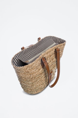 Cabas Silvia - Camel et beige