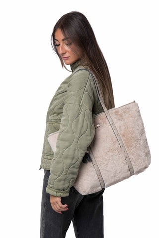 Sac porté épaule Zelia - Ecru