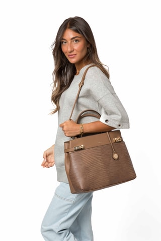 Sac porté épaule Spacy - Marron