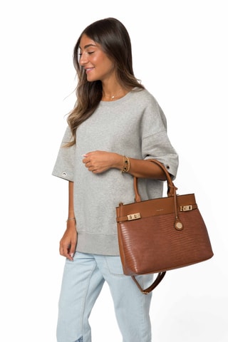 Sac porté épaule Spacy - Camel