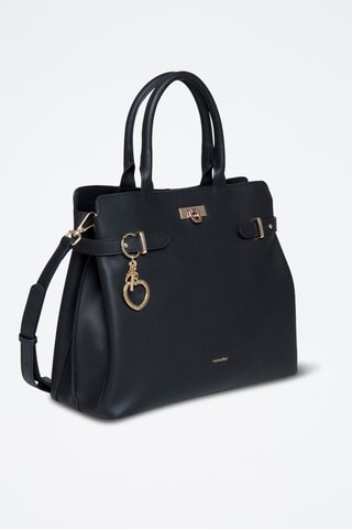Sac à main en cuir Vanda - Noir