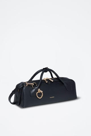 Sac à main en cuir Nava - Noir
