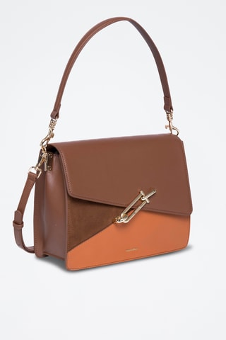 Sac bandoulière en cuir Maureen - Camel