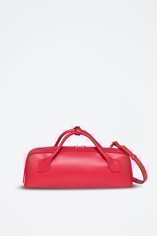 Sac à main en cuir Nava - Bordeaux