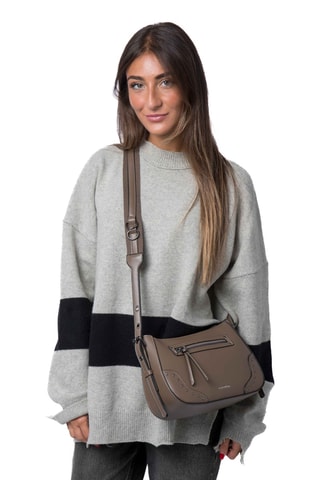 Sac bandoulière Aya - Taupe