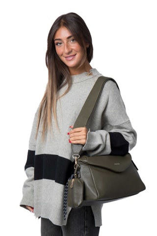 Sac porté épaule Louane - Kaki