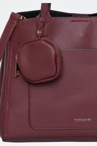 Sac porté épaule Mylene - Bordeaux