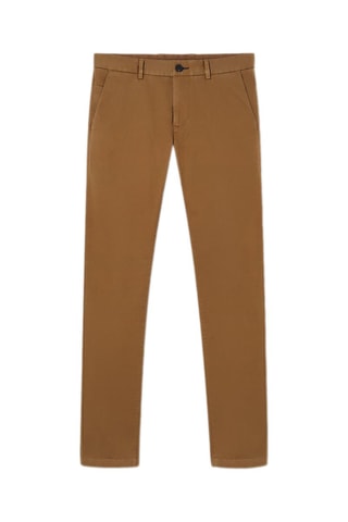Calças chino slim - Camel