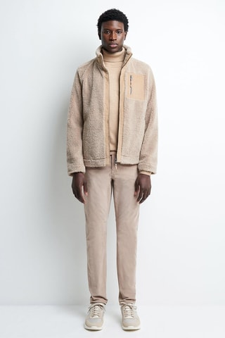 Calças de ganga slim - Bege