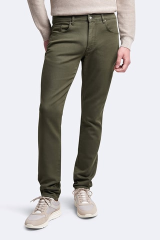 Calças de ganga slim - Verde