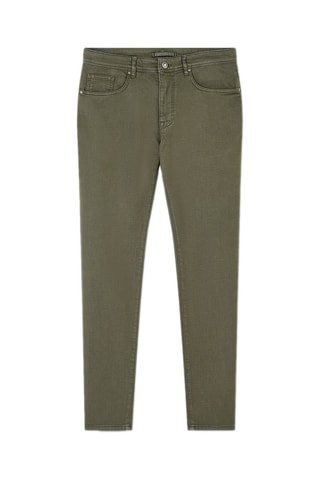 Calças de ganga slim - Verde