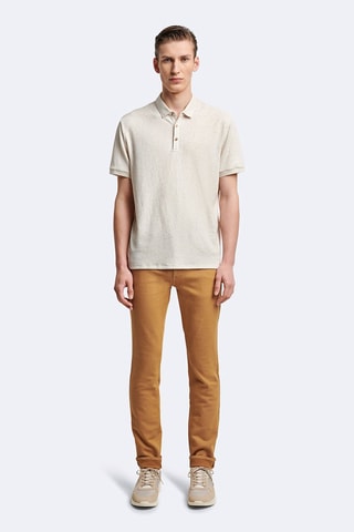 Calças de ganga slim - Castanho