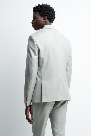 Casaco em lã - Verde-água