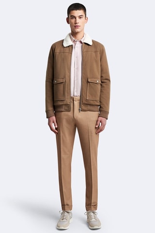 Blusão sherpa - Castanho