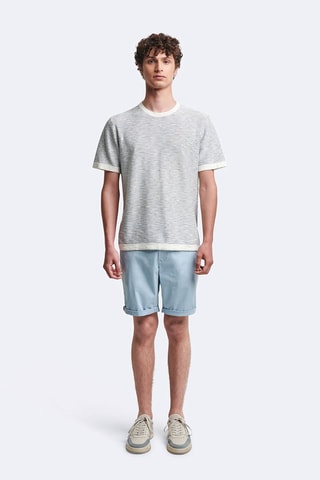 Bermudas slim - Azul-celeste