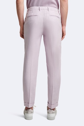 Calças de fato em linho - Violeta-claro