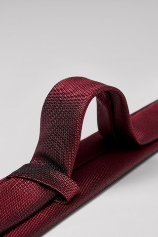 Gravata de seda - Vermelho-escuro