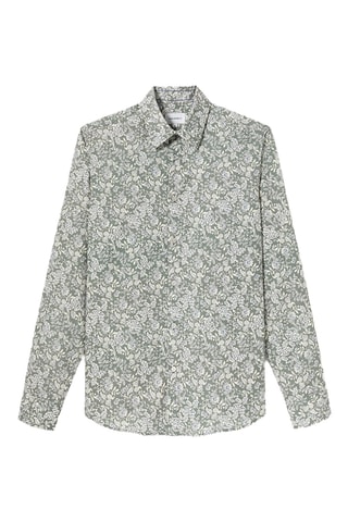 Camisa slim - Verde-água