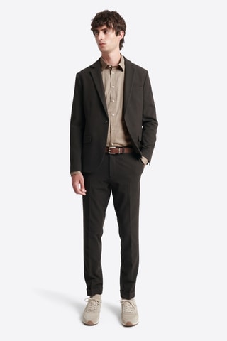 Camisa slim - Castanho