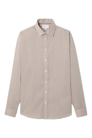 Camisa slim - Castanho