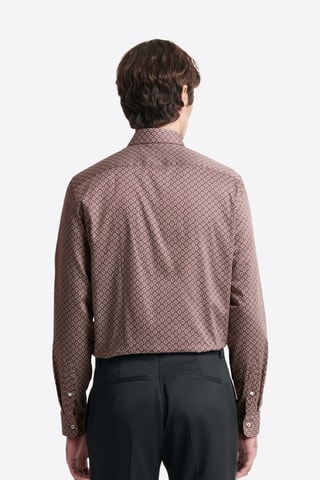 Camisa slim - Bordô