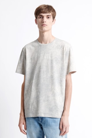 T-shirt tie and dye - Azul-cinza