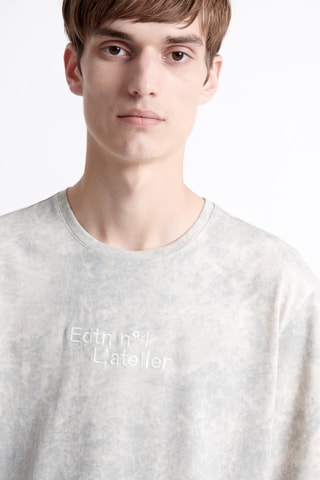 T-shirt tie and dye - Azul-cinza