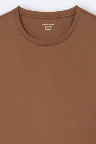 T-shirt slim - Castanho