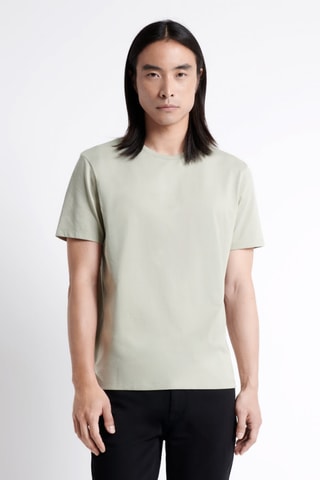T-shirt slim - Verde-claro