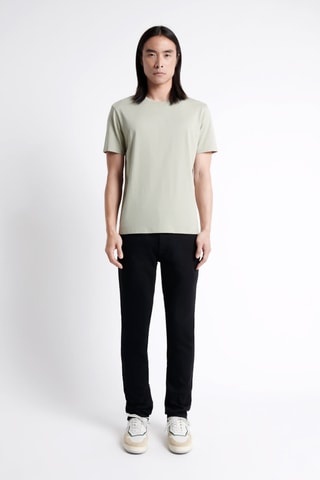 T-shirt slim - Verde-claro