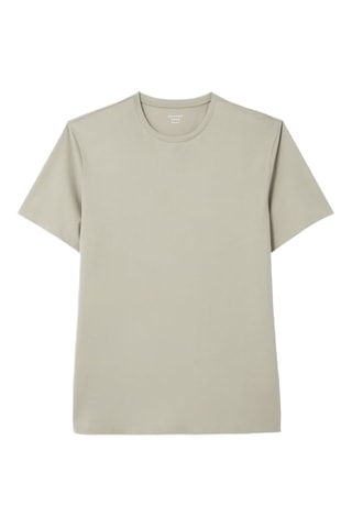 T-shirt slim - Verde-claro