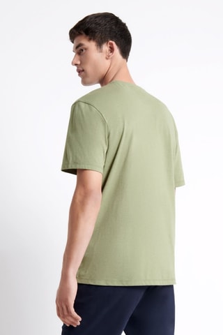 T-shirt slim - Verde-azeitona