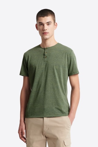 T-shirt slim - Caqui