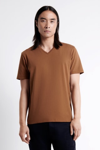 T-shirt slim - Camel