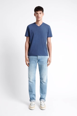 T-shirt slim - Azul-real