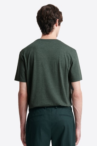 T-shirt slim - Verde-escuro