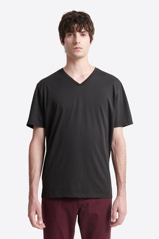 T-shirt slim - Cinzento