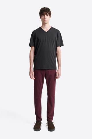 T-shirt slim - Cinzento