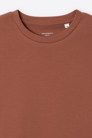 T-shirt regular - Laranja-escuro