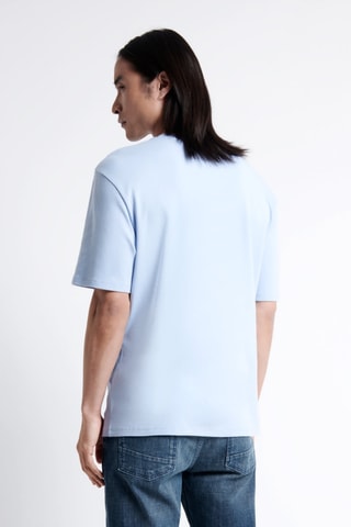 T-shirt slim - Azul-celeste