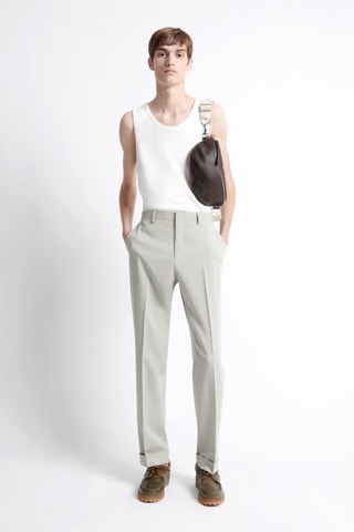 Camisola de alças - Cru