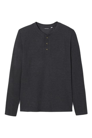 T-shirt slim - Antracite mesclado