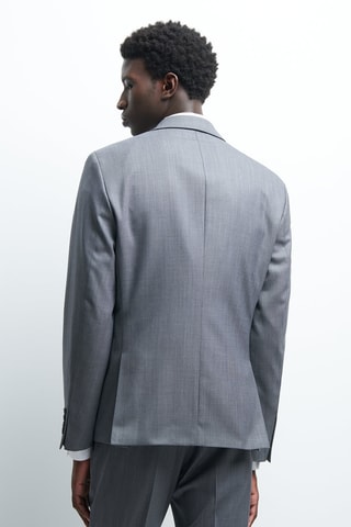 Casaco de lã - Cinzento-escuro