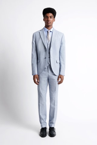 Casaco de fato - Azul-celeste